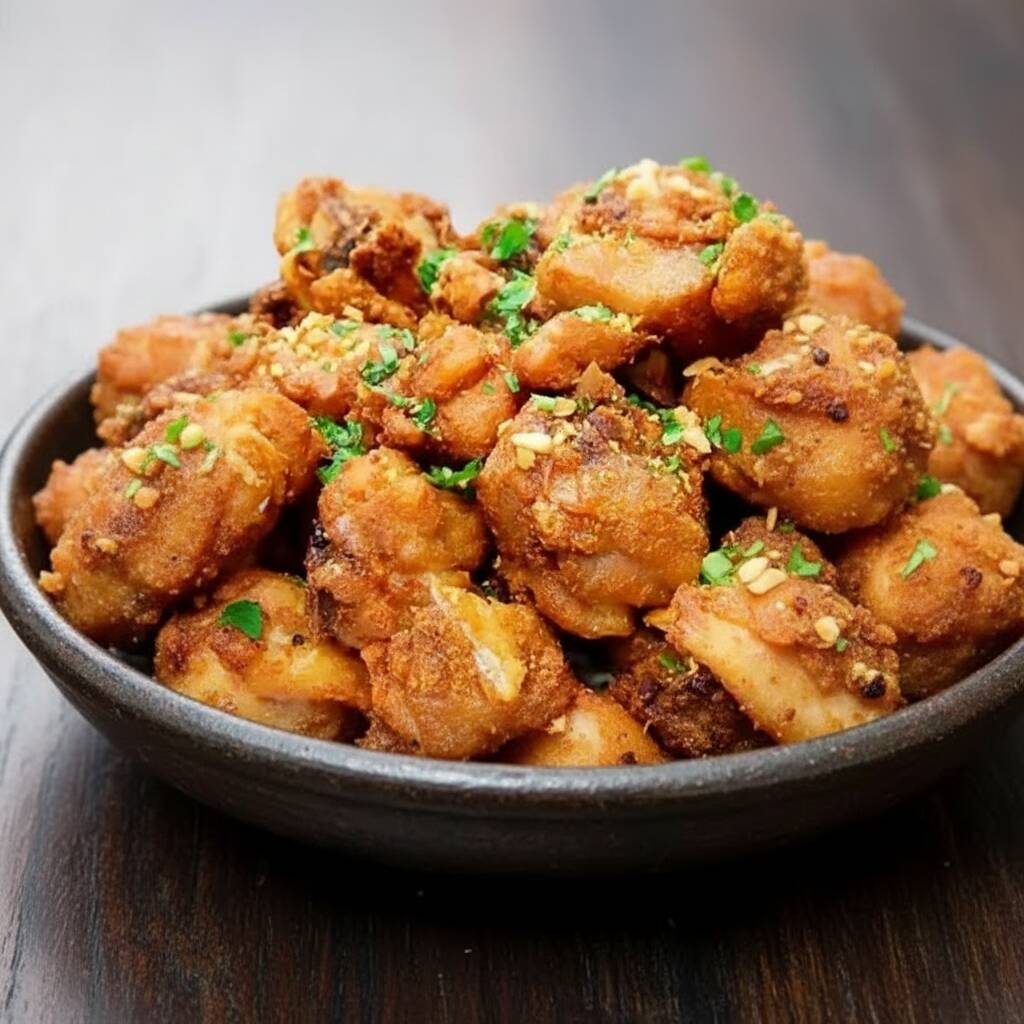 1 K de frango a passarinho