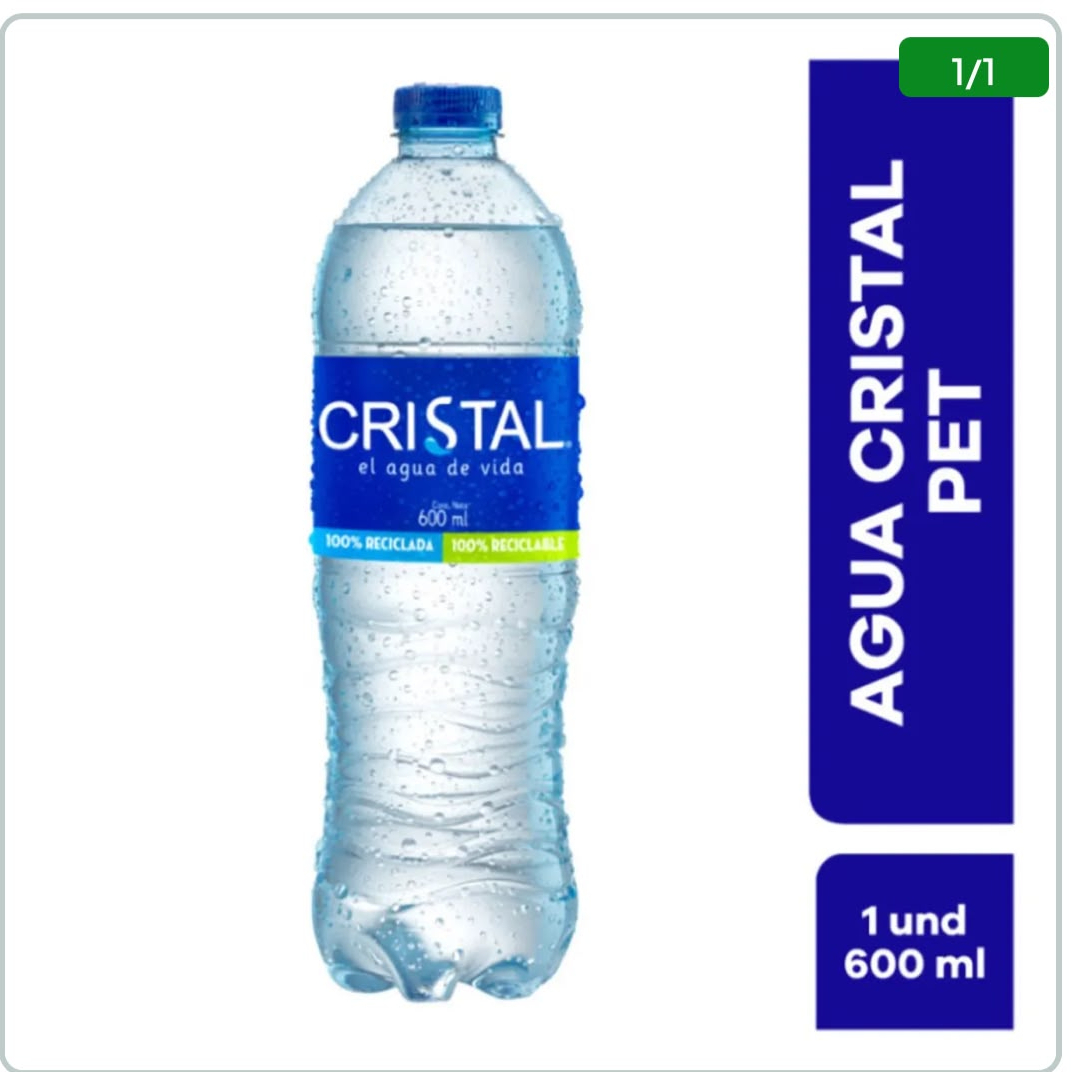Agua Cristal 600ml