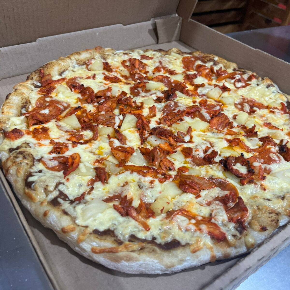 Pizza Grande Pastor con Queso 2 Ingredientes a Elegir