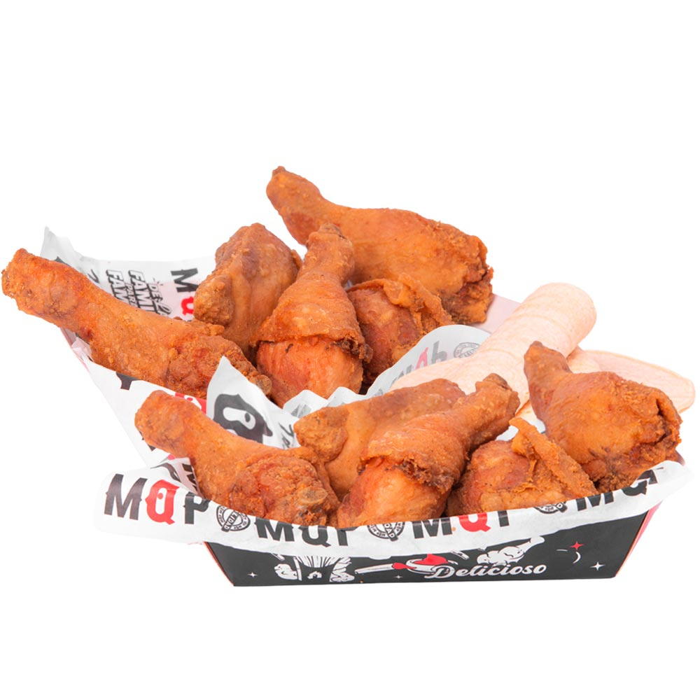 10 Piezas de Pollo Frito y Tortillas