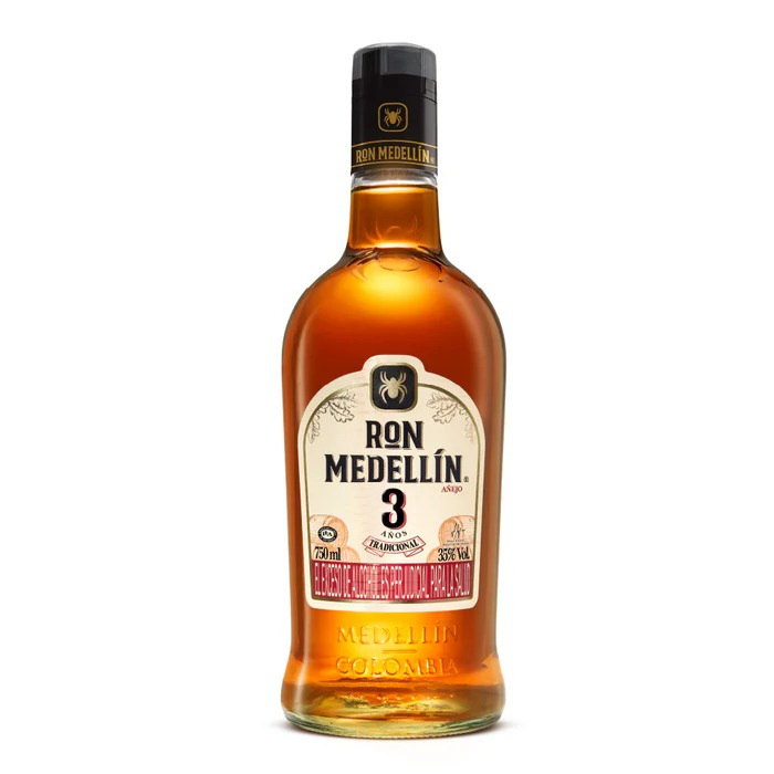 Ron Medellin 3 años Botella 750 ml