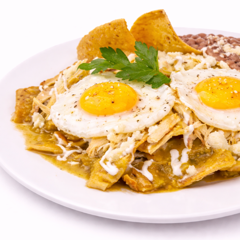 Chilaquiles Verdes con Huevo