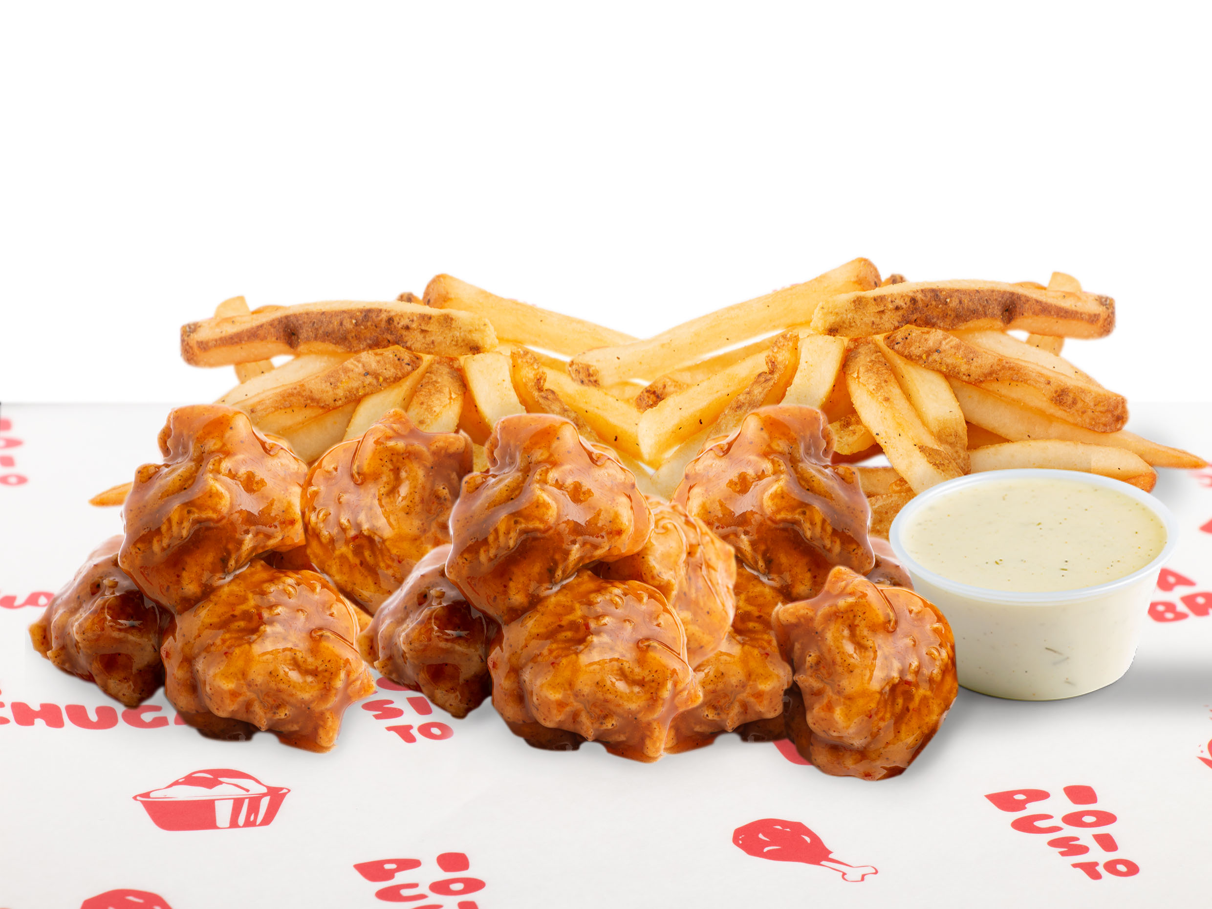 Boneless 12 Piezas + Papas Francesas Individuales