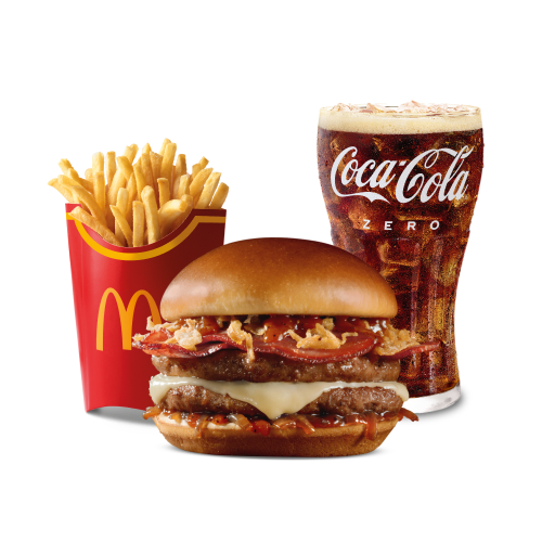 McCombo Grande Crispy Onion Barbecue 2 Carnes