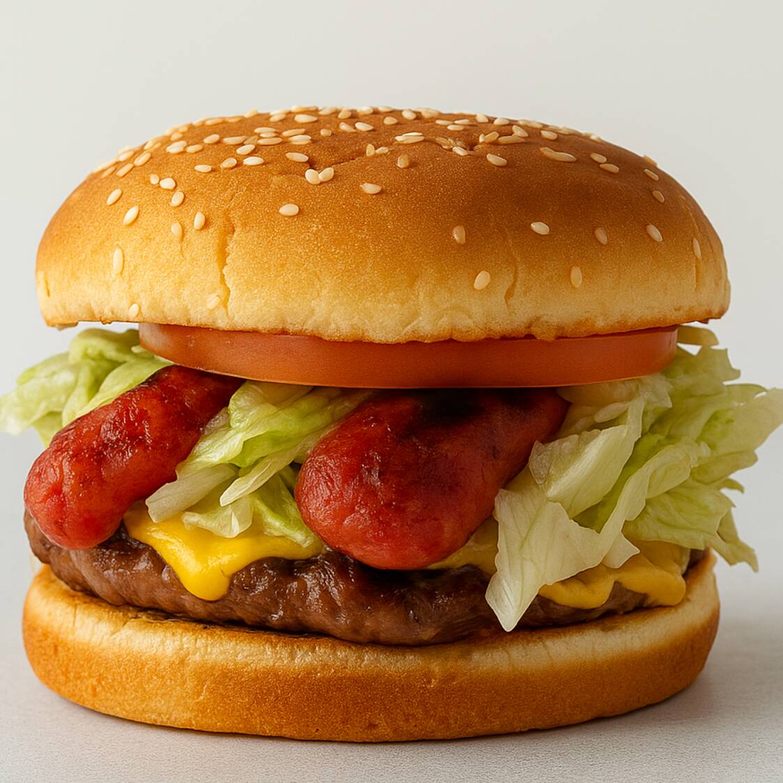 Hamburguesa Salchicha Asada