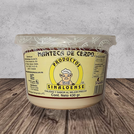 MANTECA DE CERDO 430 GR