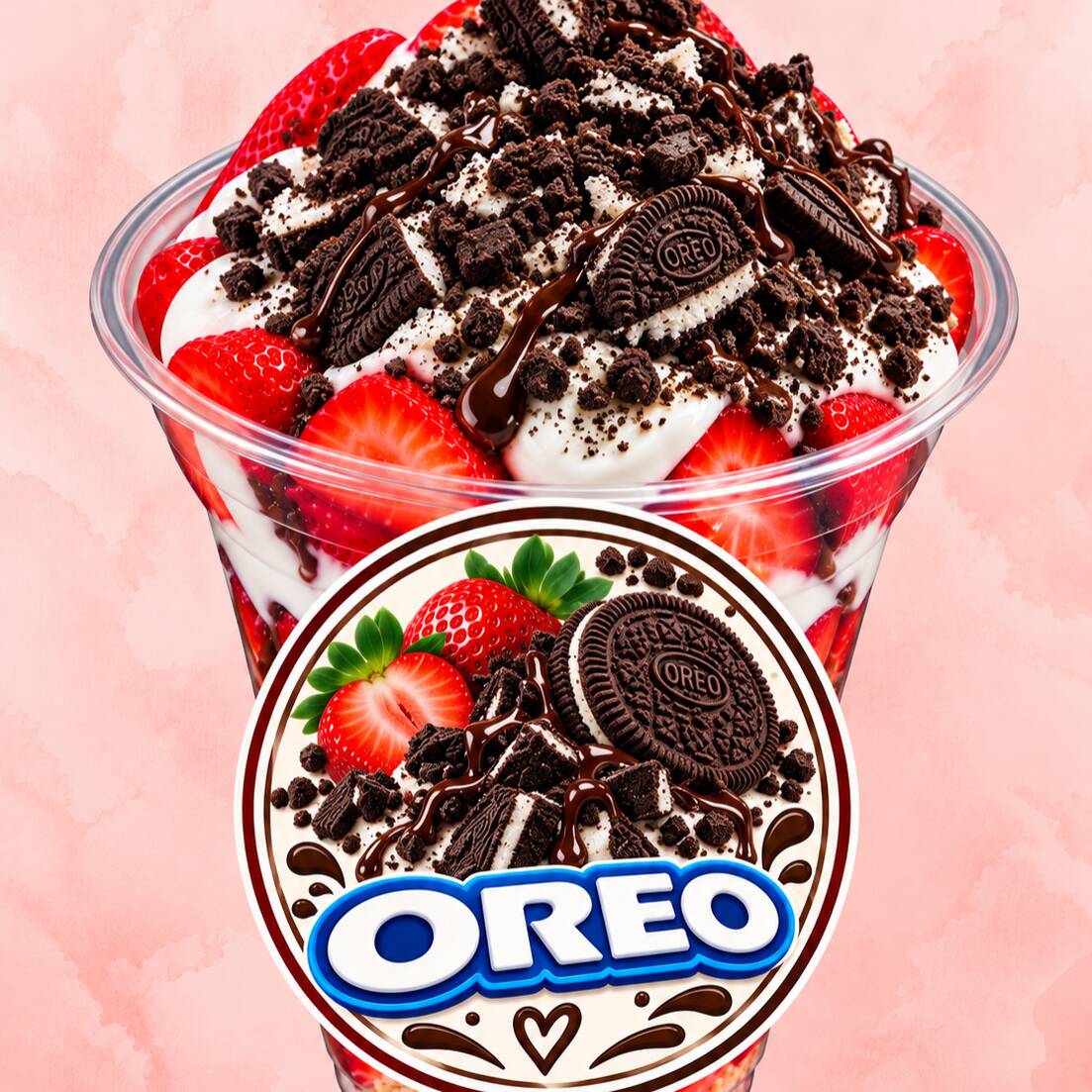 Fresas con Crema OREO