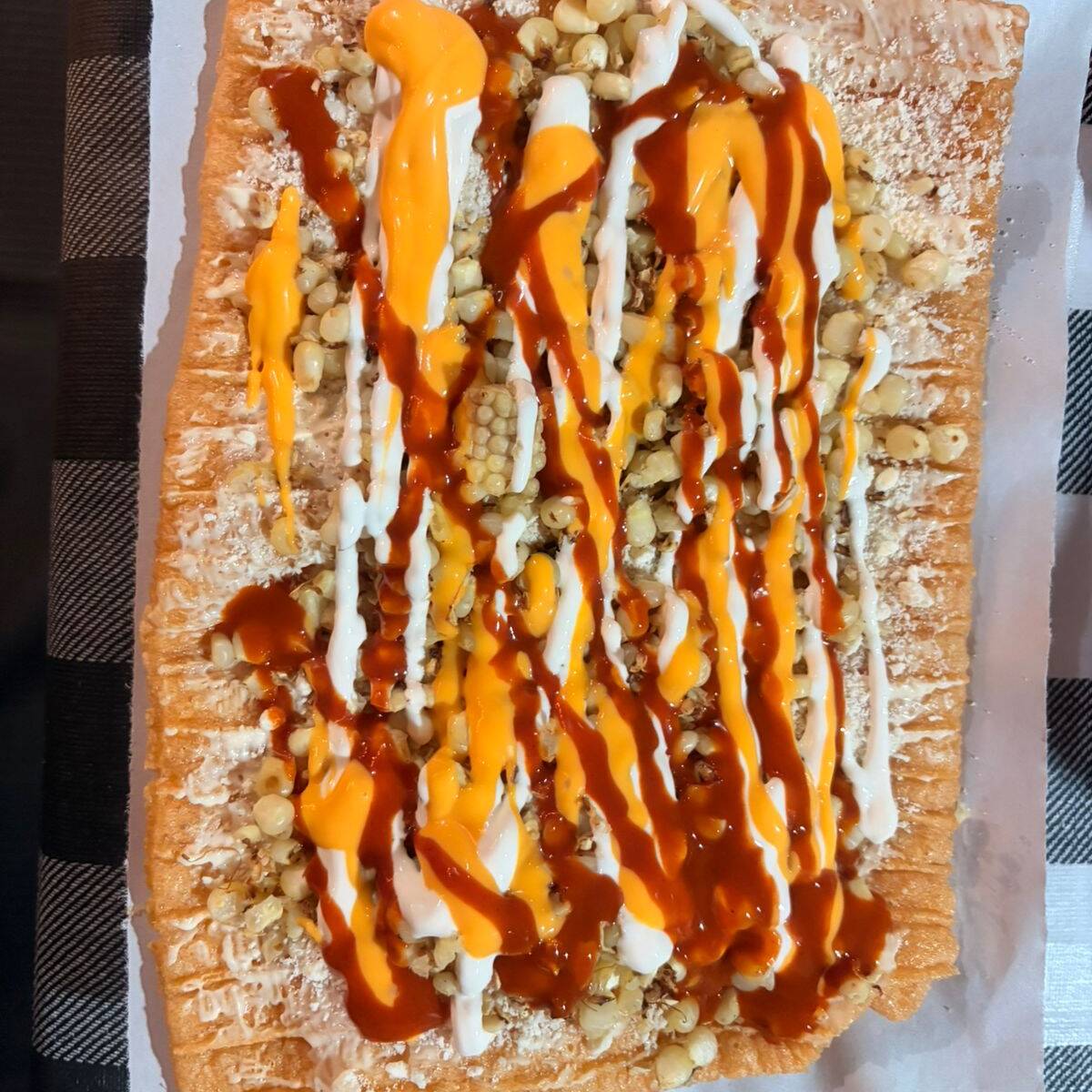 Chicharron con Elote