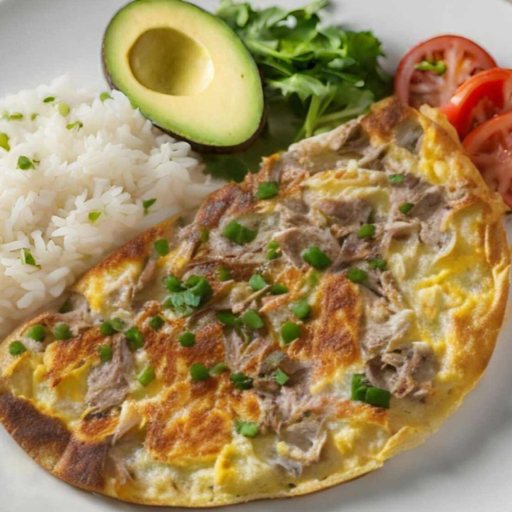 Omellete De Espinaca y Quesillo