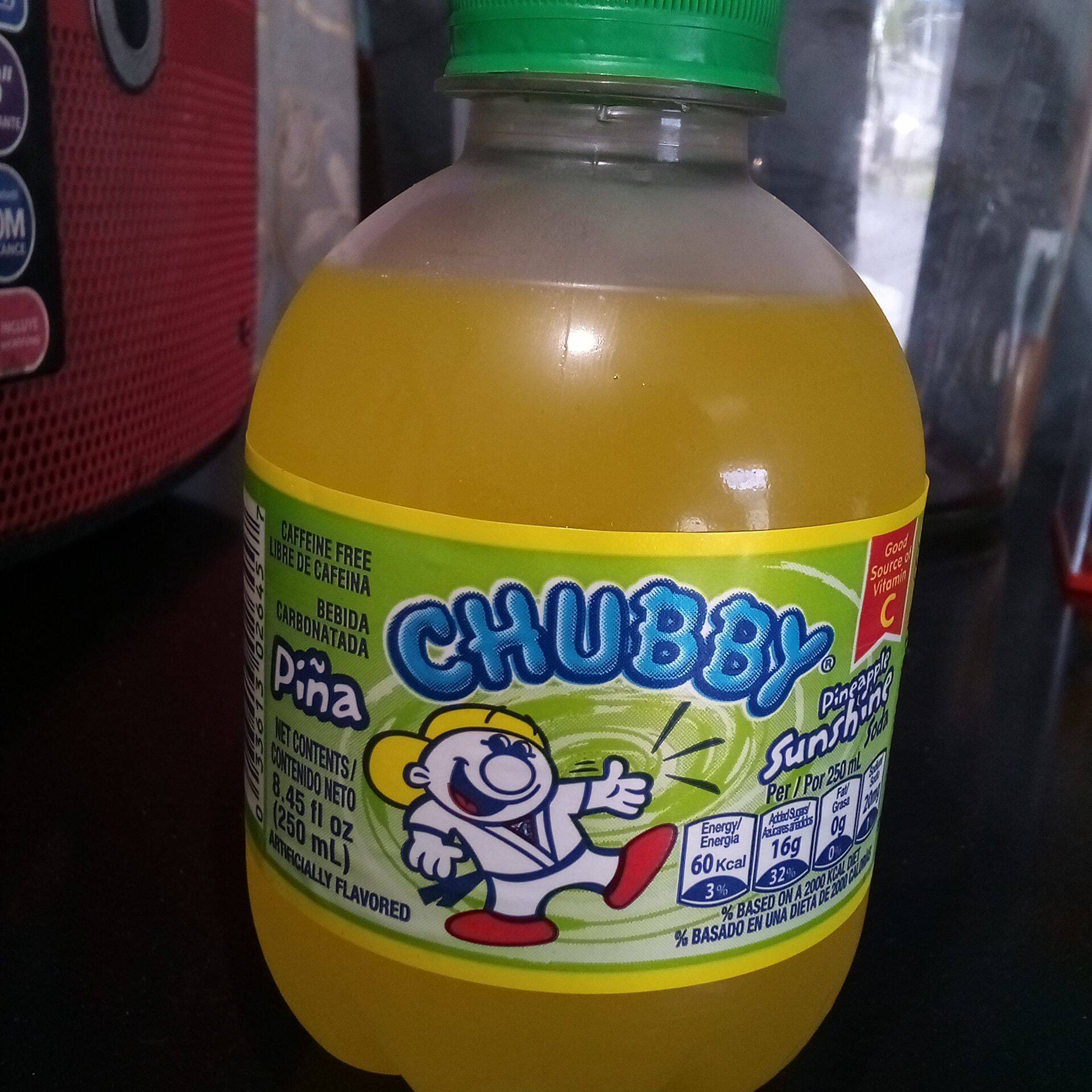 Gaseosa Chubby's Fresa ,Chile o Piña