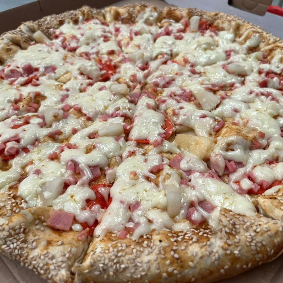 Familiar (40 Cm) Orilla Queso Crema