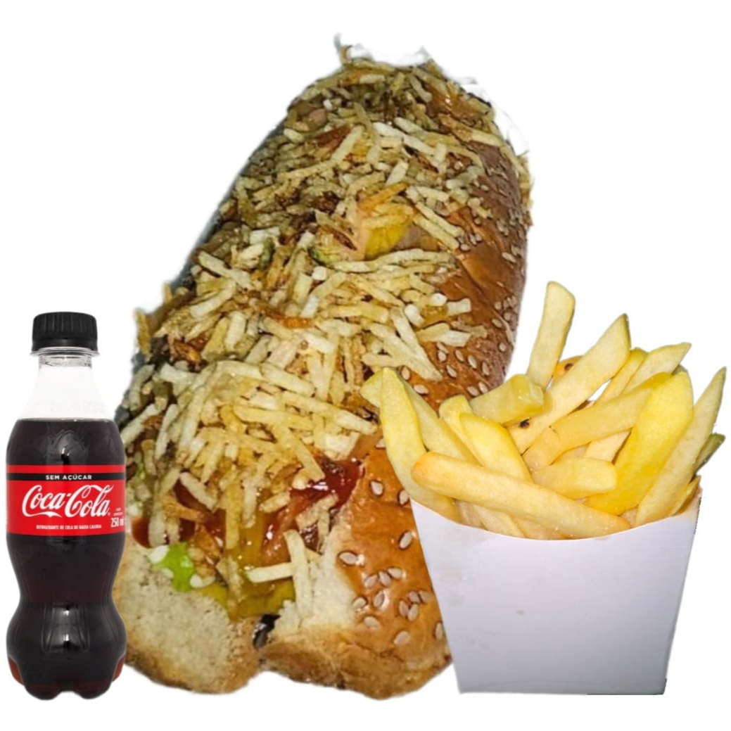 Combo Perro Sencillo + Papas + Gaseosa