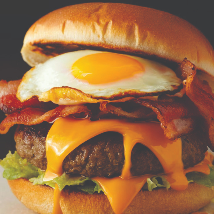 Hamburguesa con Tocino y Huevo Combo