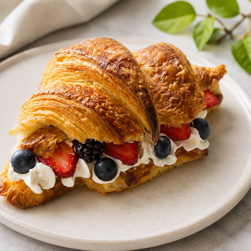 Croissant Frutos Rojos