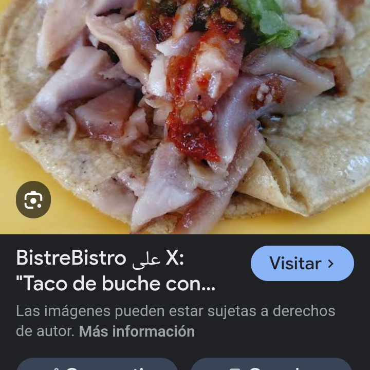 Taco de buche