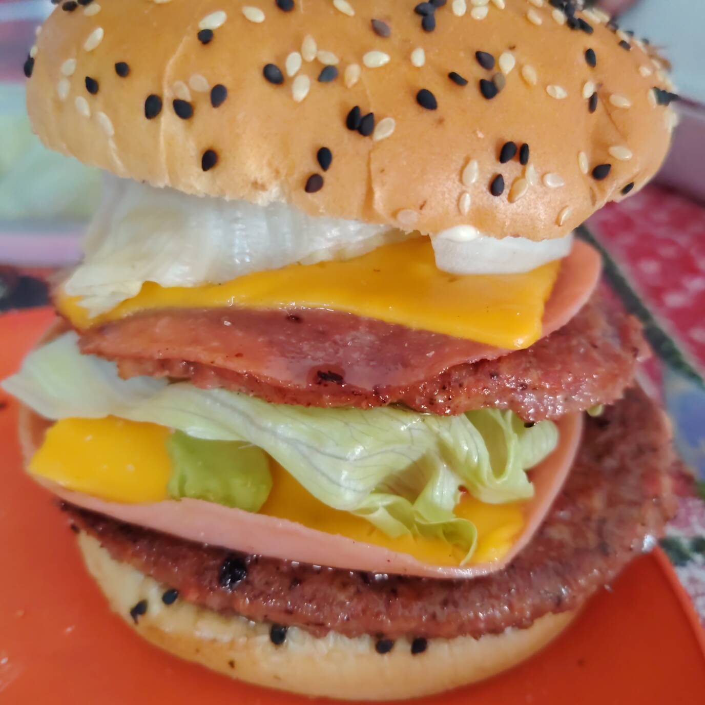 Hamburguesa Doble Carne + papas