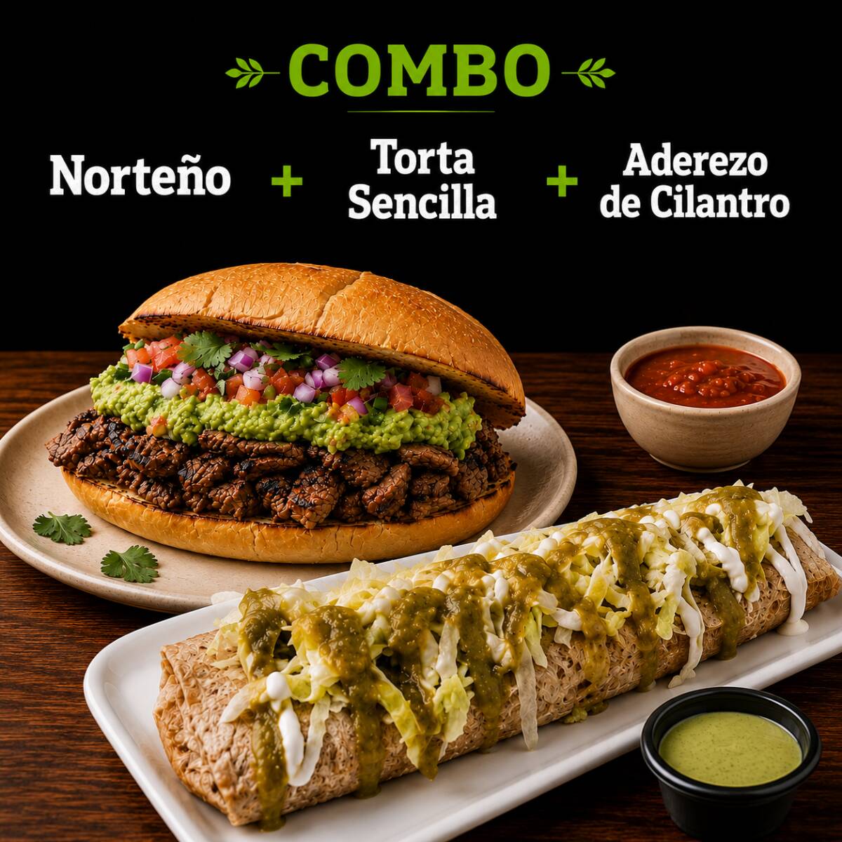 Combo Norteño y Torta