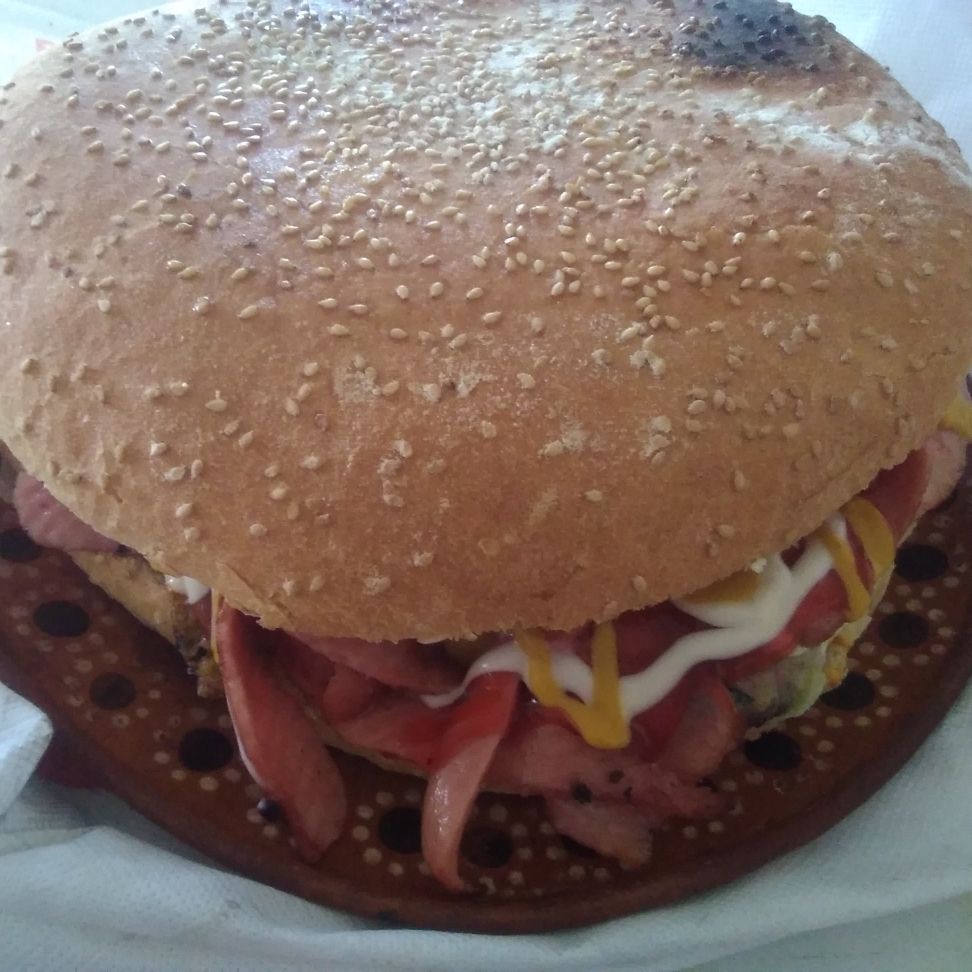 🔥🥑🍅Combo Hamburguesa Gigante🍅🥑🔥