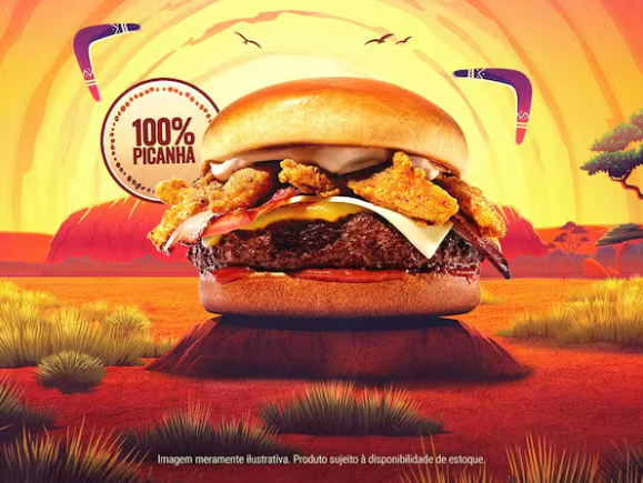 Burger 100% picanha no pão tipo brioche, com pétalas de Bloomin’ Onion, bacon grelhado e molho Flame, servido com nosso queijo tipo emmental e mix de queijos, finalizado com Smoked Mayo.
Acompanhamento à sua escolha.
*Contém carne suína