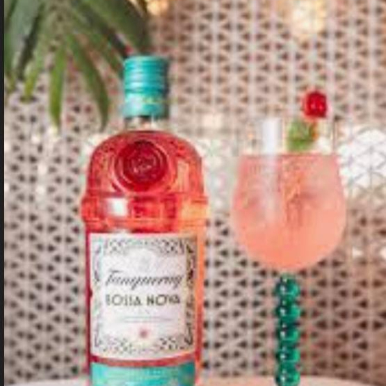 TANQUERAY BOSSA NOVA 150ML,RED BULL TROPICAL E UM GELO DUCOCO