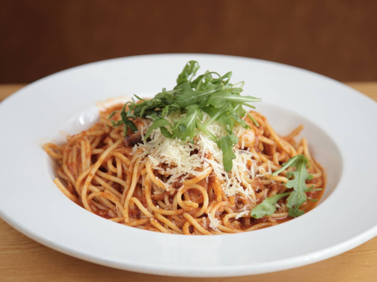 Spaghetti  Pesto Rojo