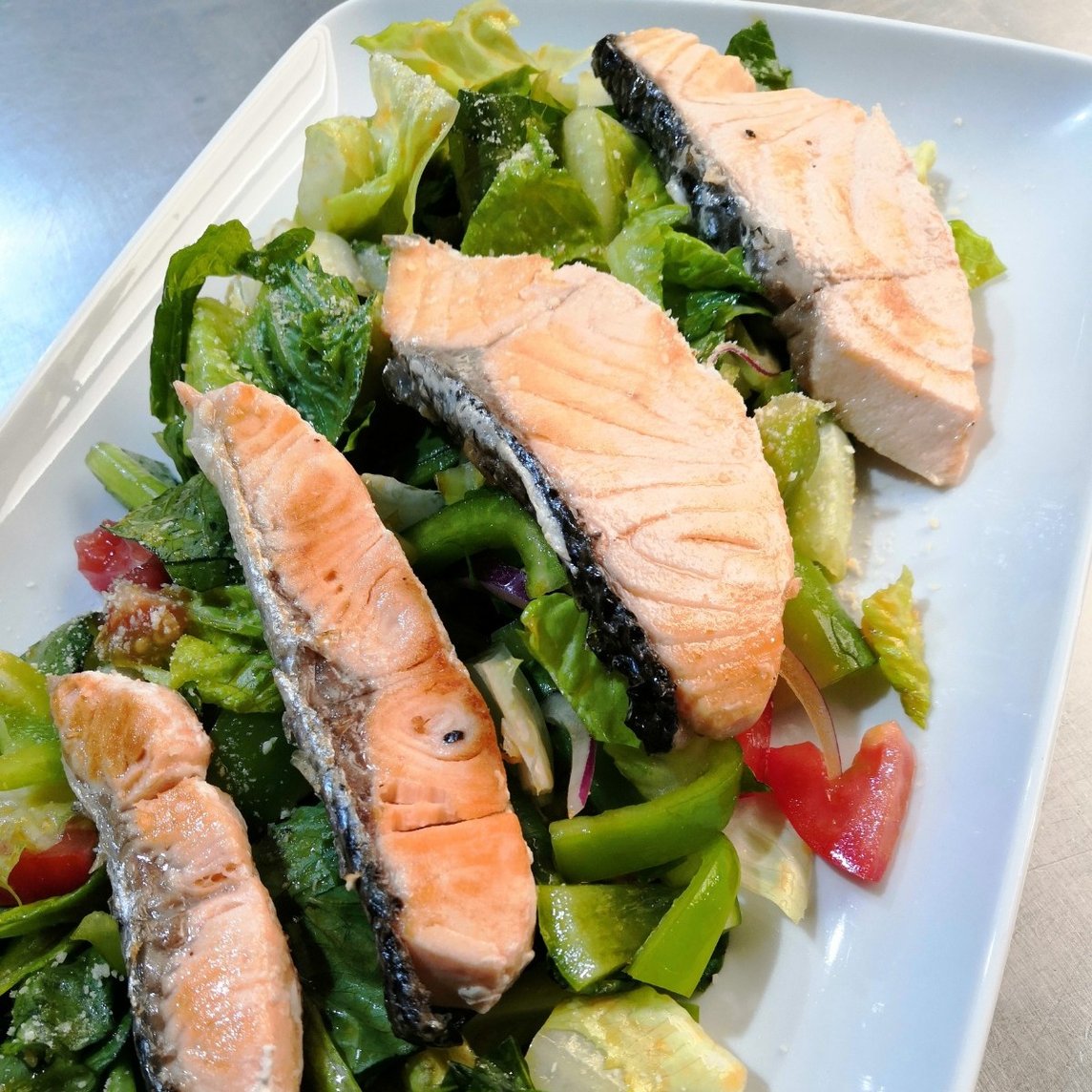 Ensalada de salmón