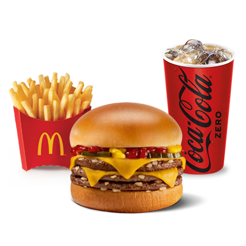 McTrío Hamburguesa con Queso Triple