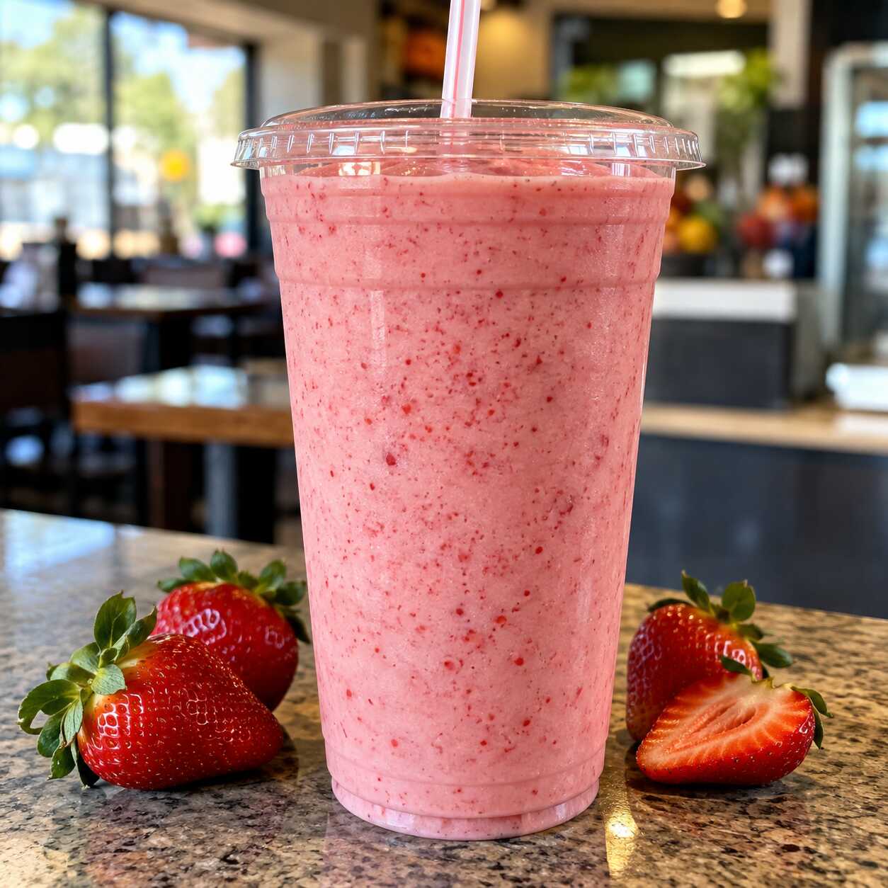 Licuado de Fresa (natural) 32onz