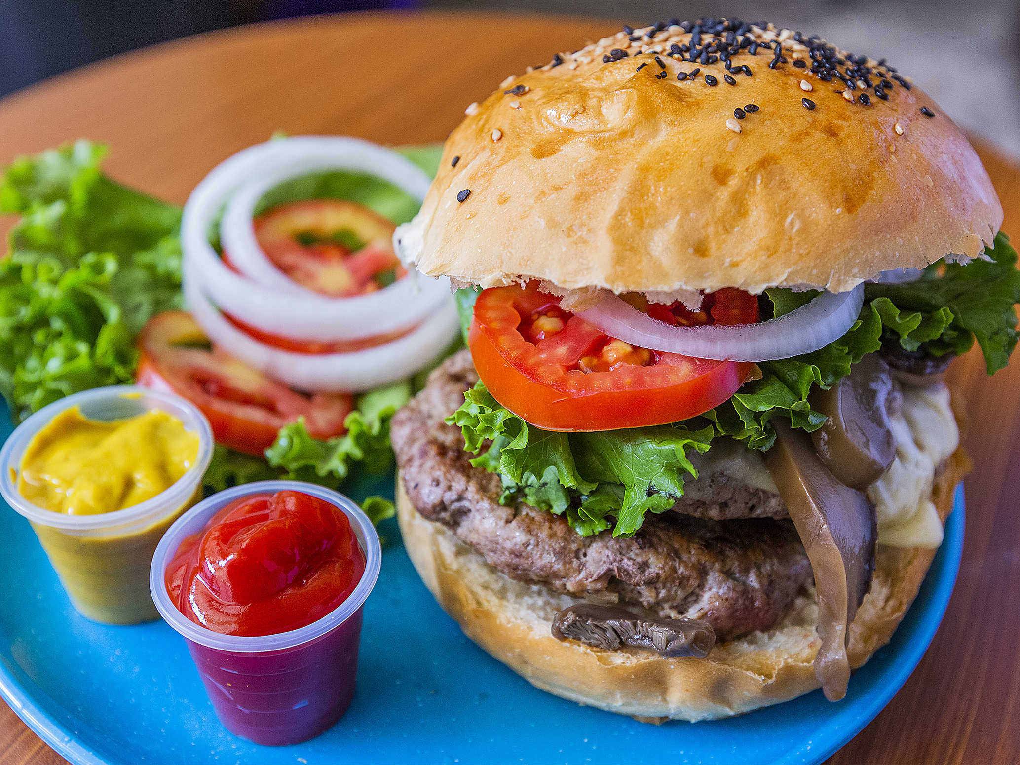 Hamburguesa Champiñones