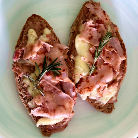 Mollettes con Jamón