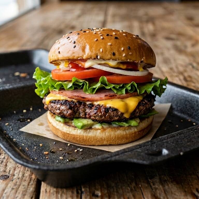 HAMBURGUESA BLACK OPS