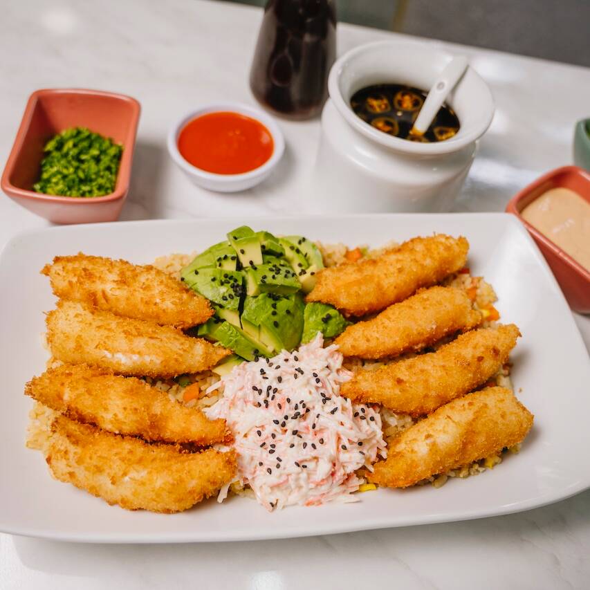 Camarones rellenos