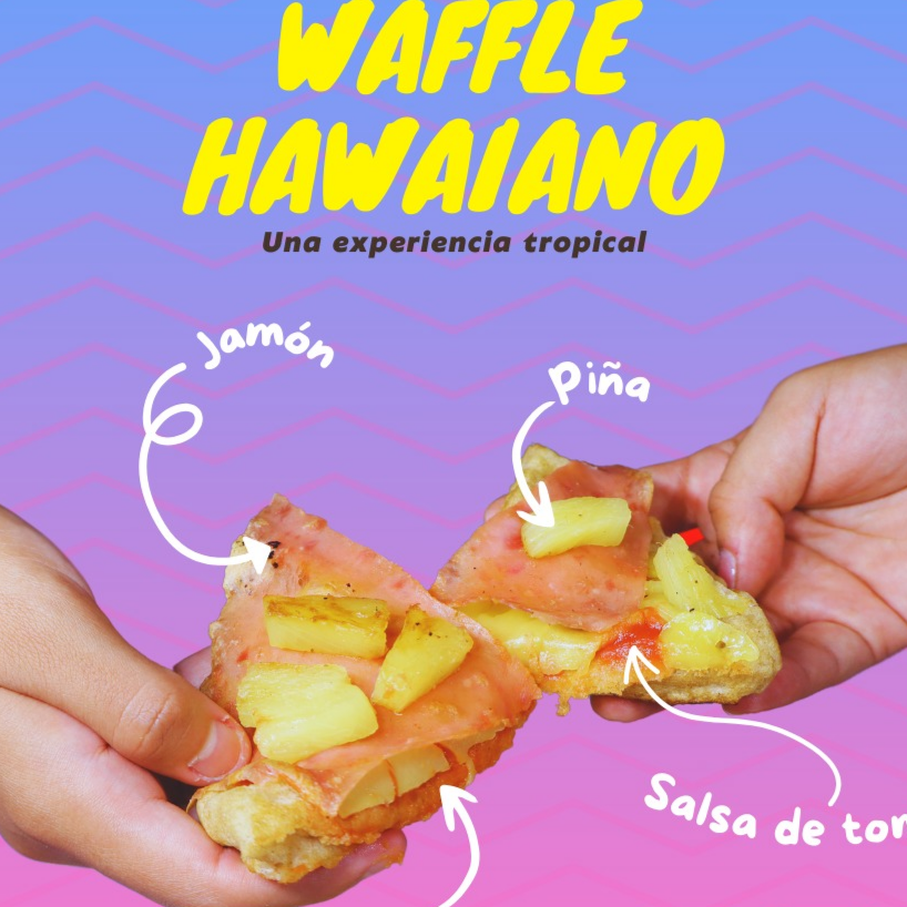 WAFFLE HAWAIANO