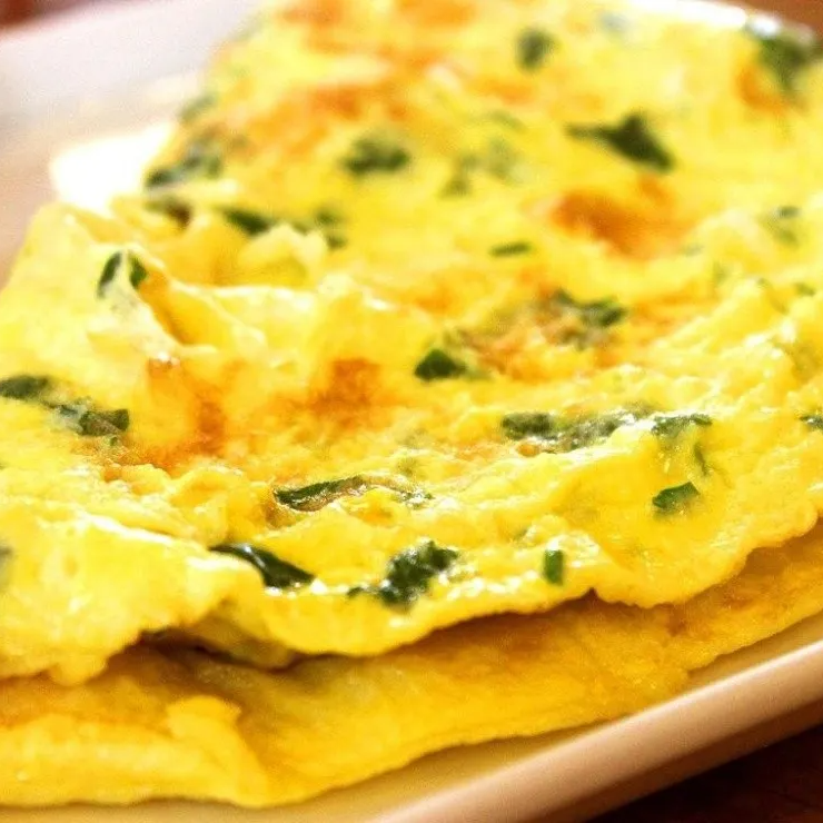 Omelette Espinaca y Queso