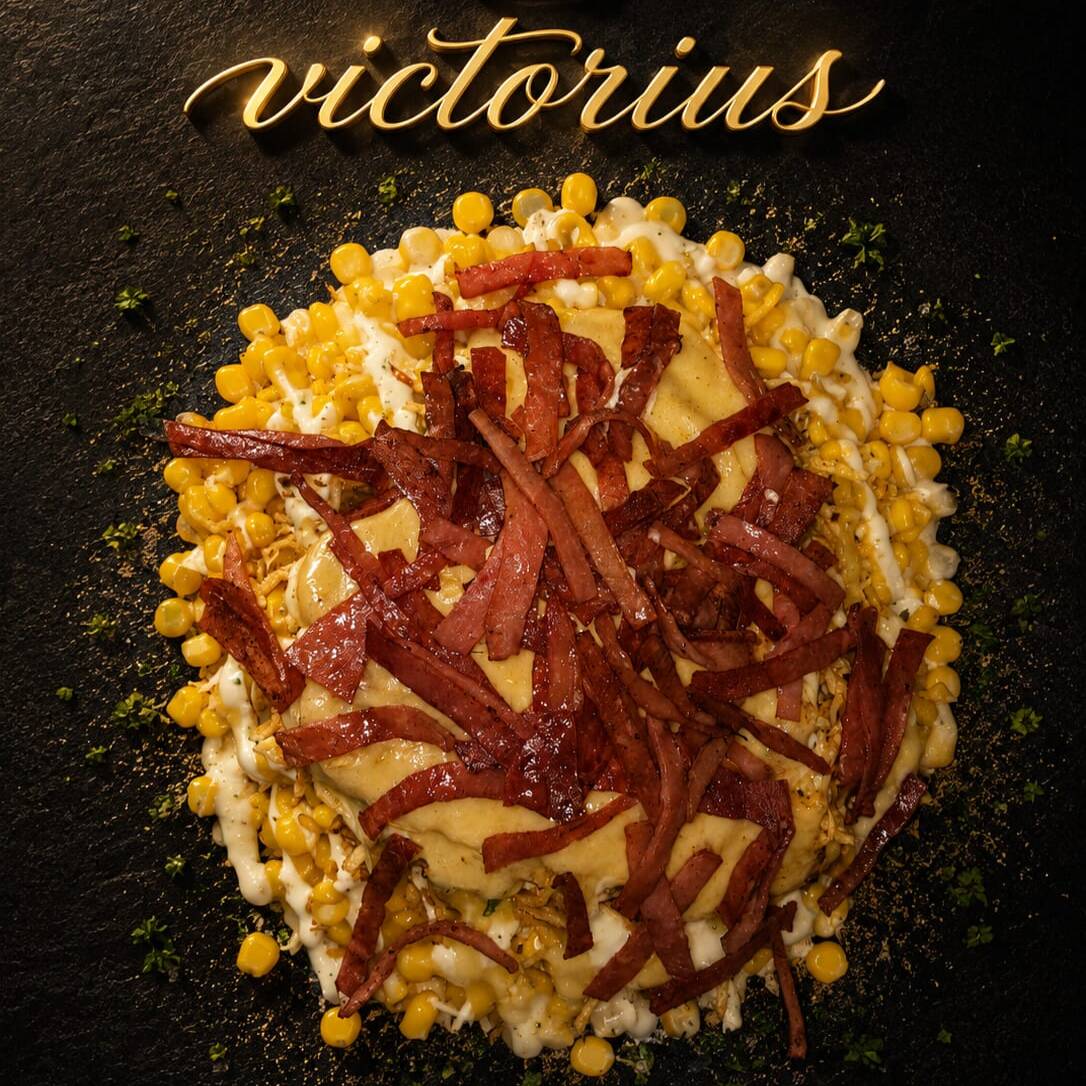 Mazorca Desgranada gratinada con jamon