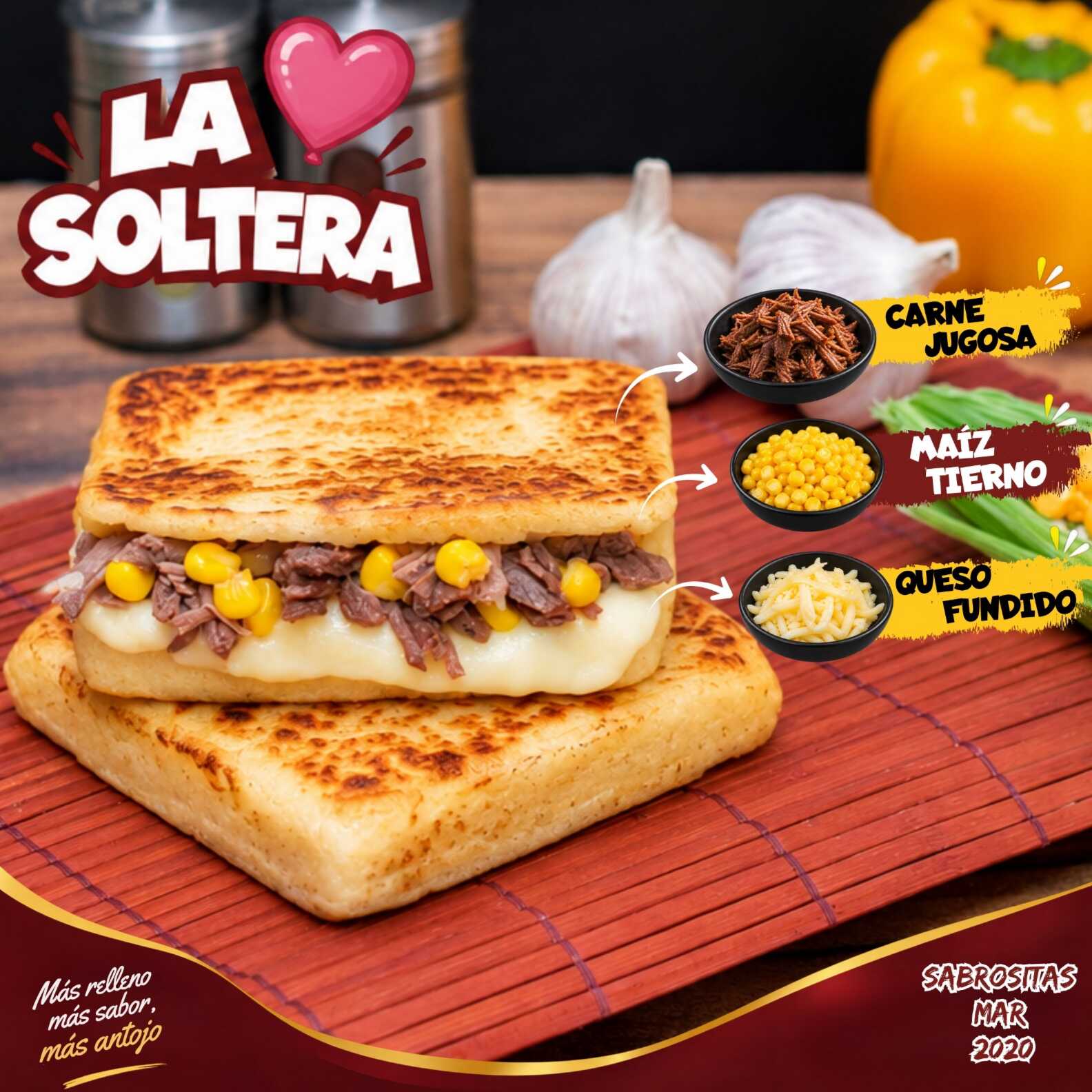 La Soltera | Carne, Maíz y Queso | L