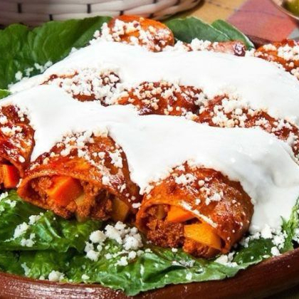 ¡Enchiladas de Chile Guajillo!