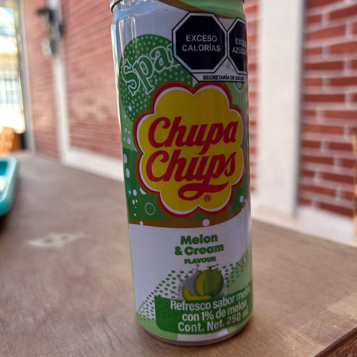 Soda Chupa Chups Sabor Melon con Crema