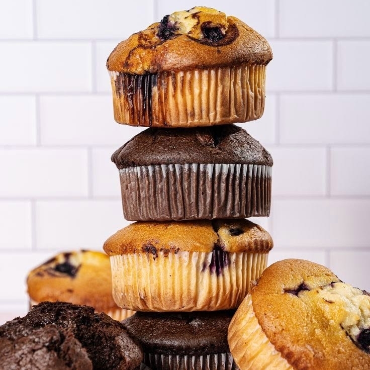 MUFFIN VAINILLA CON CHISPAS DE CHOCOLATE