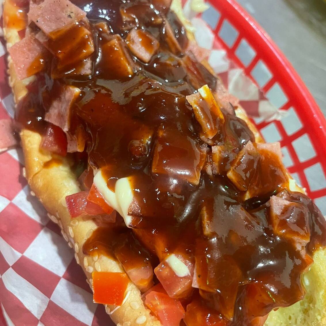 Hot Dog Mega BBQ Chipotle