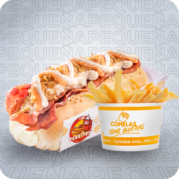 Combo Perrita Caliente + Papas