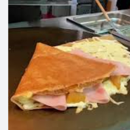 Crepa de jamon y queso