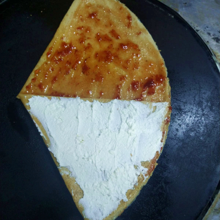 Crepa de Mermelada de Fresa y Philadelphia