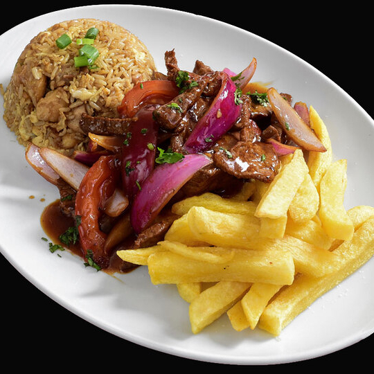 Lomo saltado + chaufa