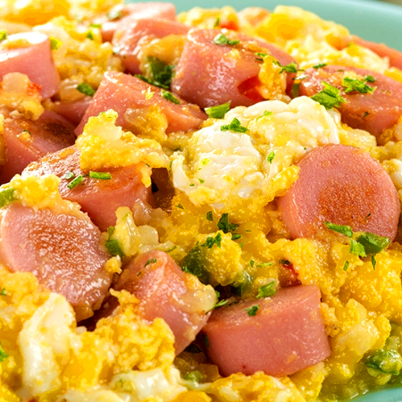 huevos con jamon