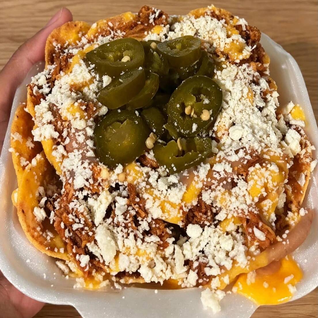 Nachos Chicos de Cochinita