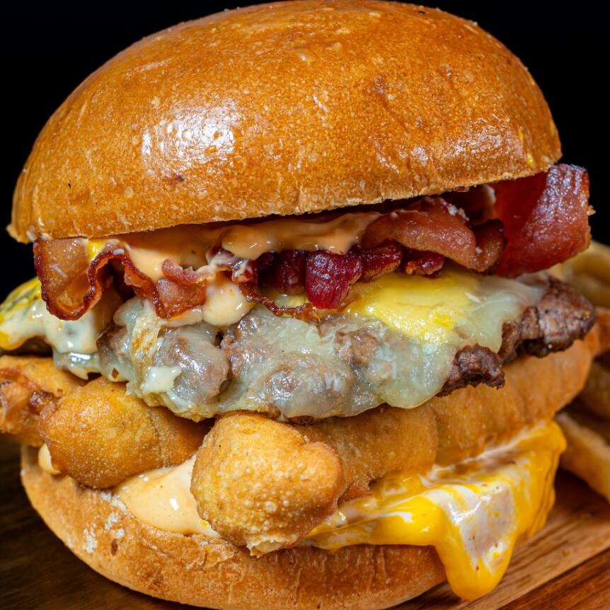 Hamburguesa King Cheese.