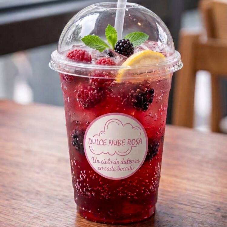 Soda de Frutos Rojos