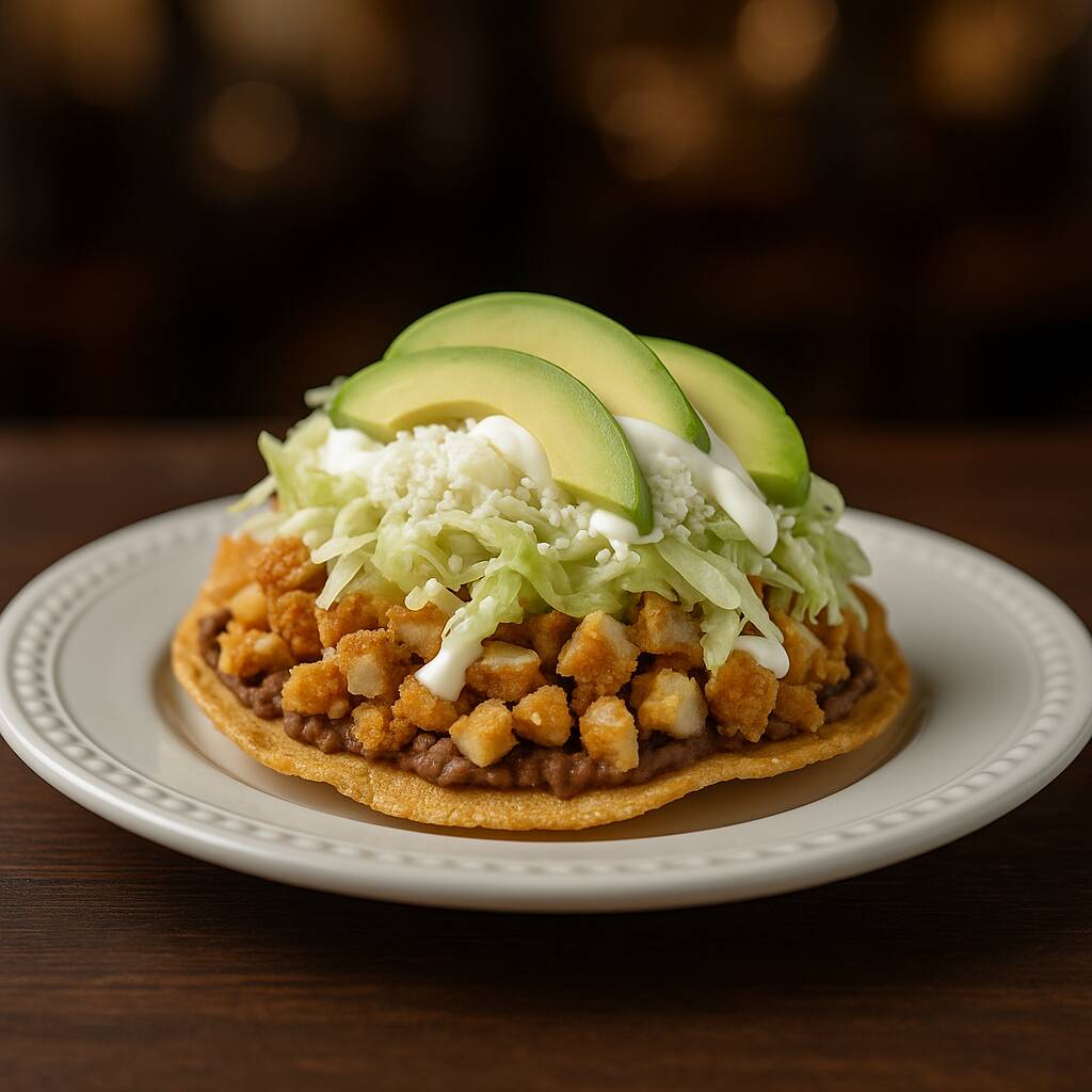 Tostadas de Milanesa de Pollo