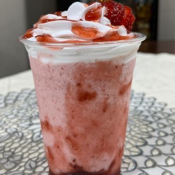 Frappe de Fresa y Crema